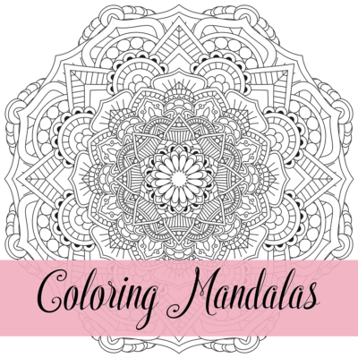 Printable Coloring Pages – Grab These 25+ Printable Mandalas for Coloring and Designs